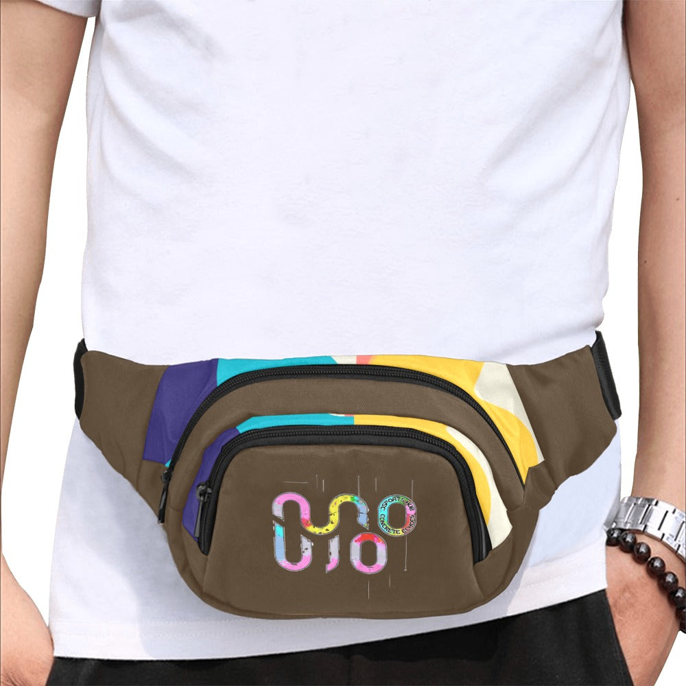 Marsupio Unisex – Concrete Echoes Caffè Drop