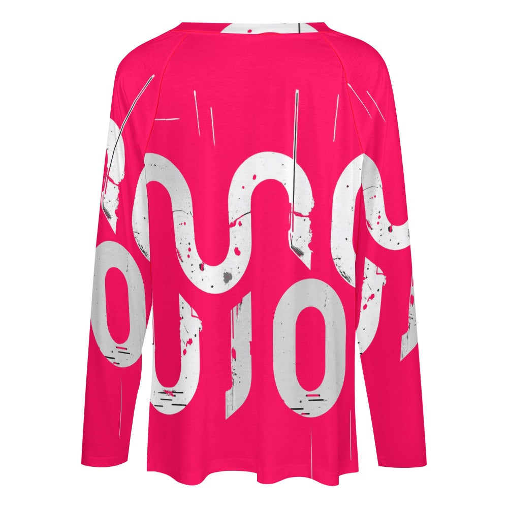 T-shirt donna “Urban V Long Tee” – Concrete Echoes