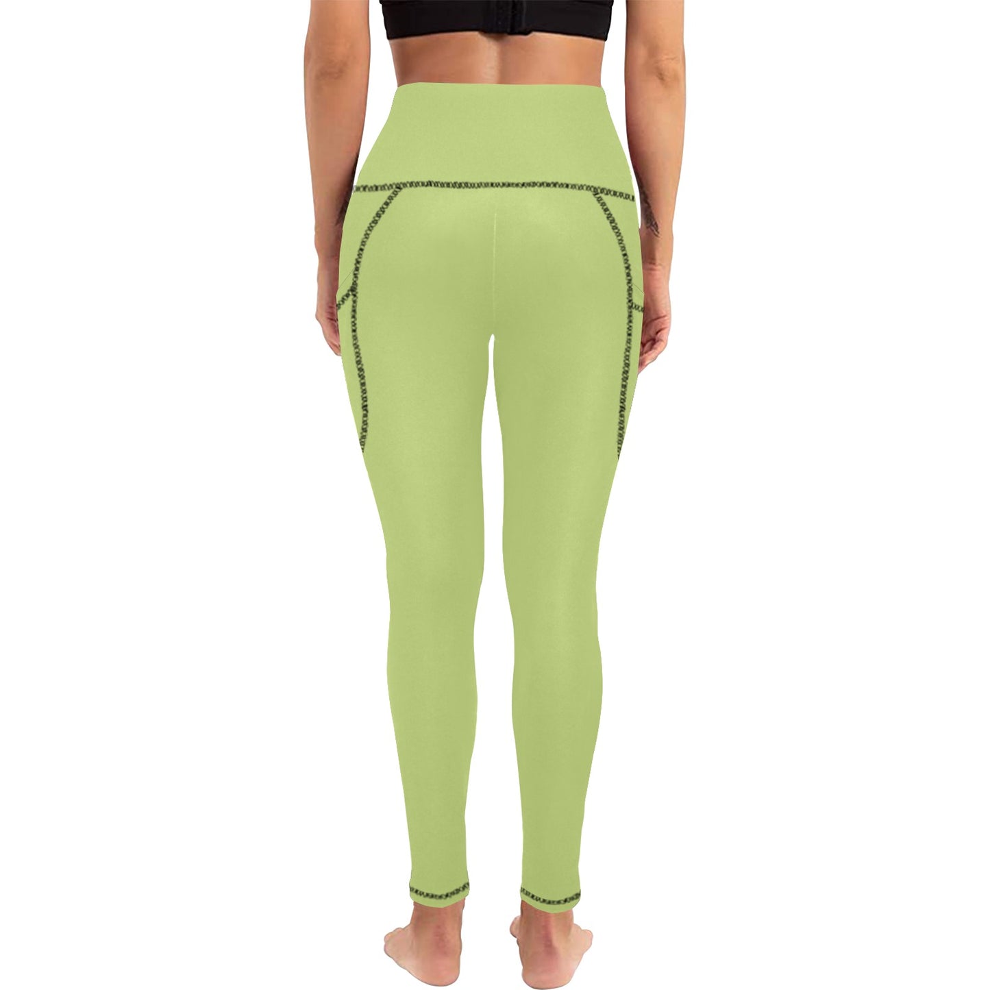 Leggings Donna JSHub All-Over con Tasche – Collezione Urban Streetwear 2025