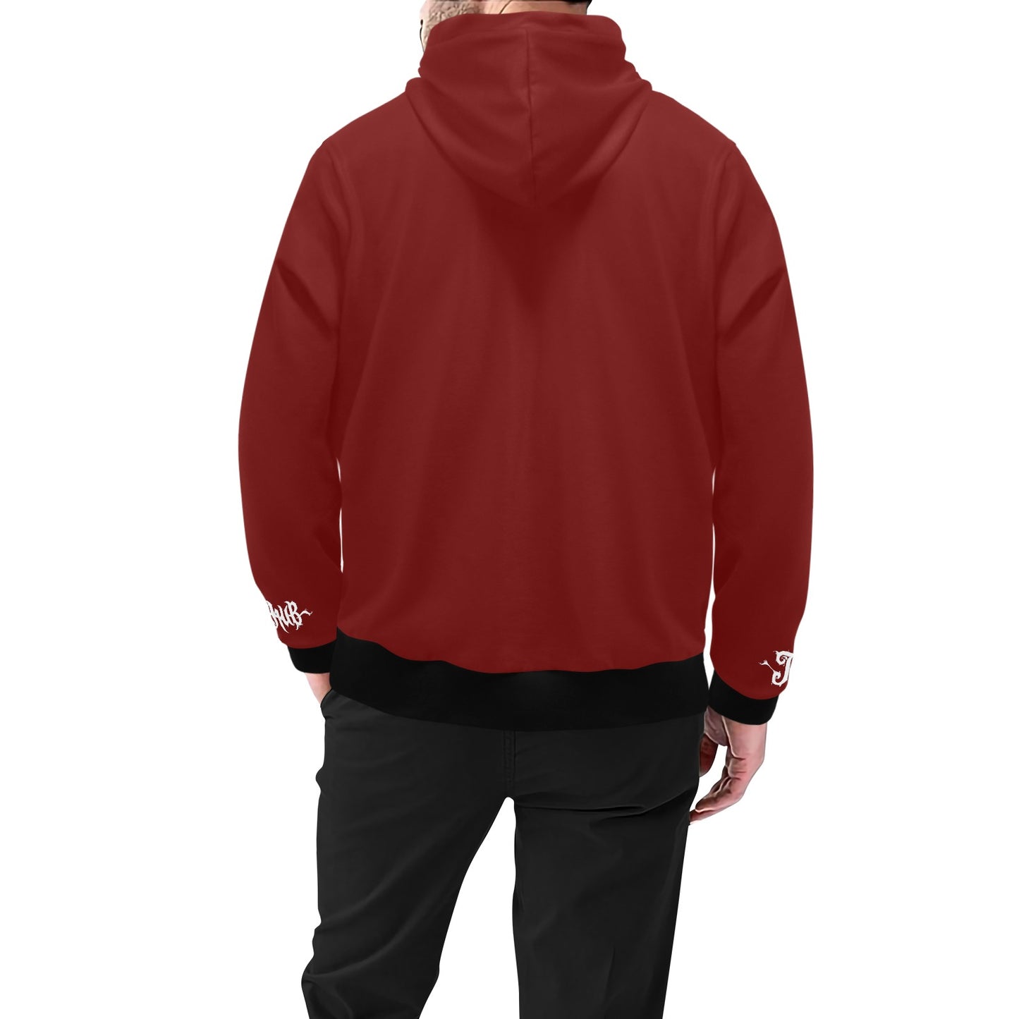 Felpa Uomo JSHUB Signature Monocolore Logo Calligrafato