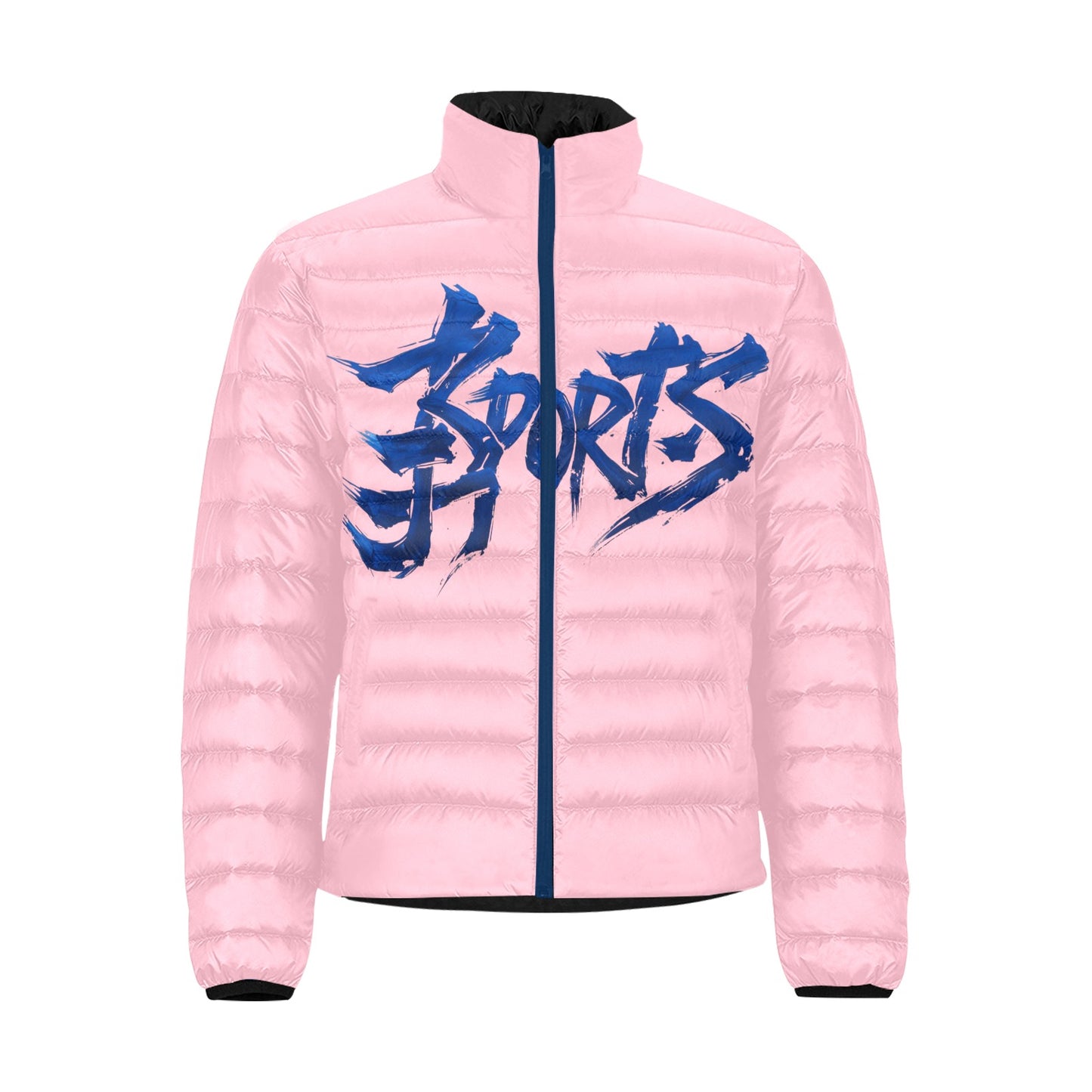 Giacca Bomber Uomo Collezione JSports Mono H18 Color Series JSHUB – Quattro Varianti con Stampa Centrale Blu Marino Sfumato