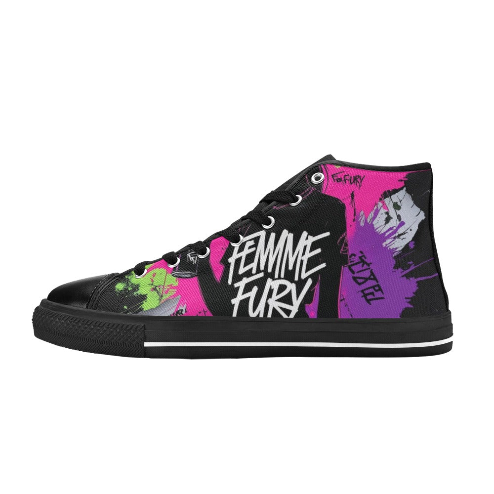 Scarpa alta uomo in tela Femme Fury – Aquila High Top