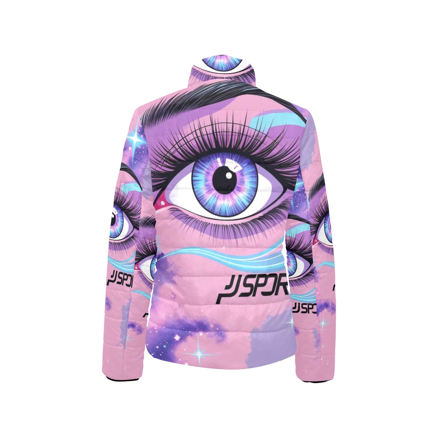 Giacca imbottita donna Dreamskin con occhio centrale colletto rialzato