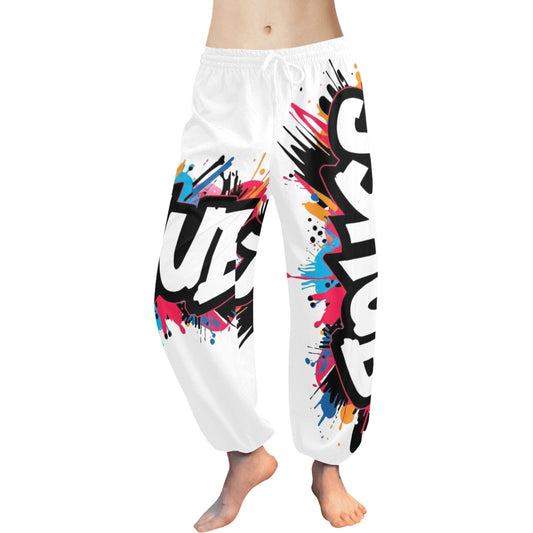 Pantaloni Harem Donna JSHub – Stile Casual con Stampa All-Over