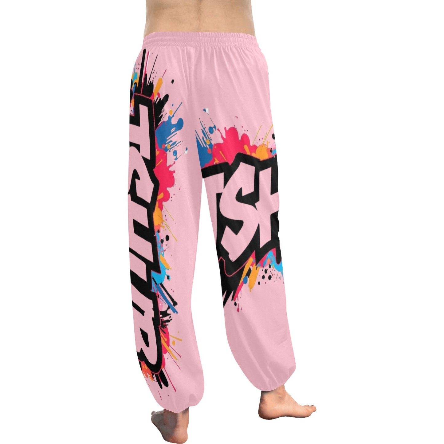 Pantaloni Harem Donna JSHub – Stile Casual con Stampa All-Over