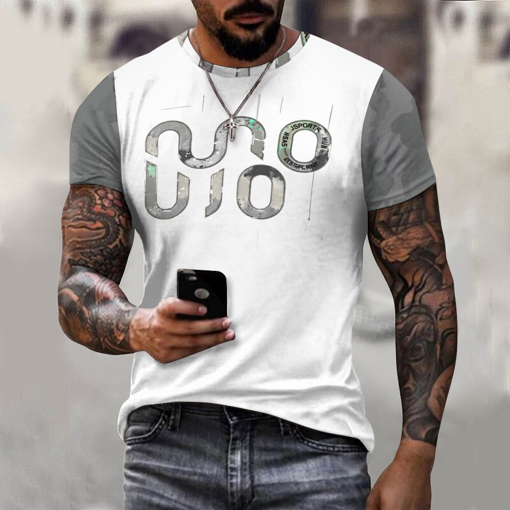 T-shirt Uomo Concrete Echoes – Cement Geometry