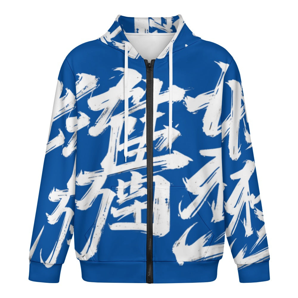 Felpa JSPORTS Momo M06 – Blu Profondo e Bianco Imponente