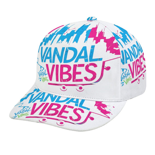 Cappello Vandal Dome  Visiera curva bianco streetwear