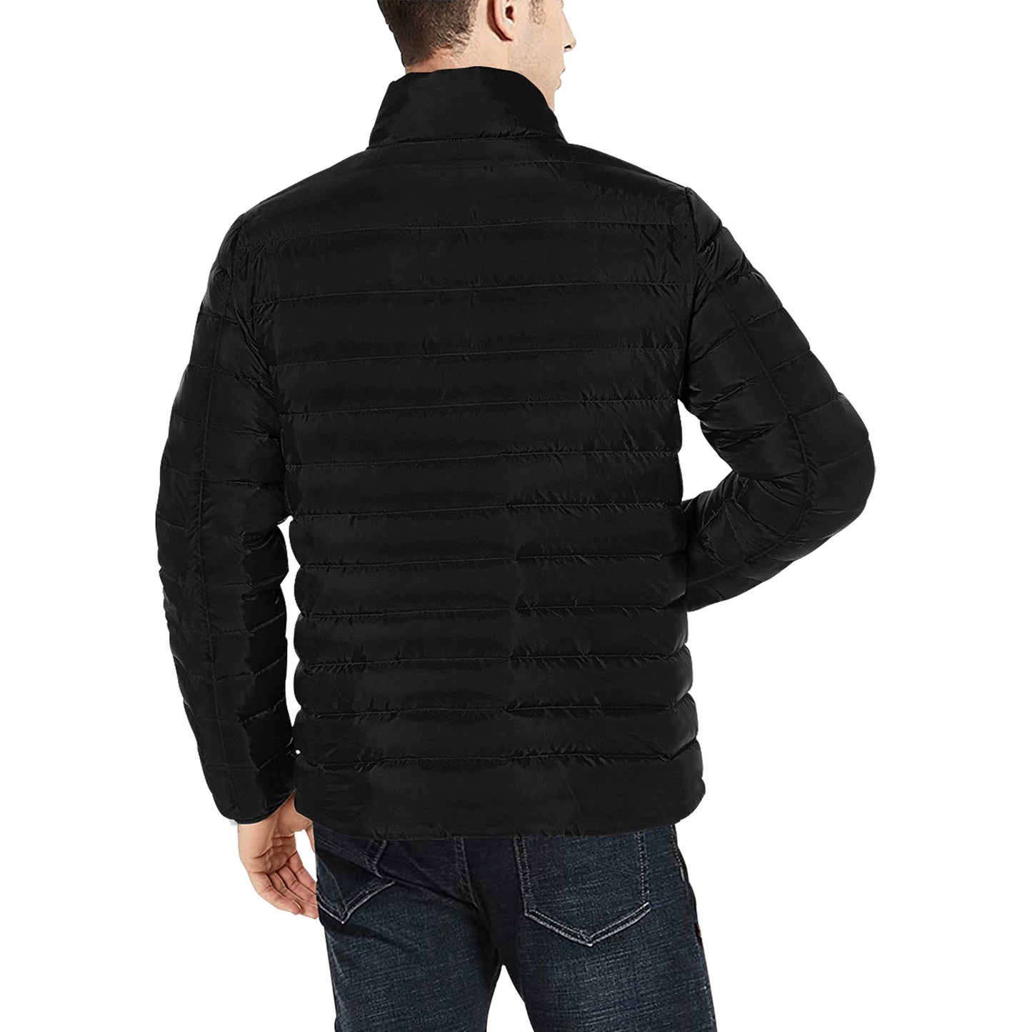 Giacca Bomber Uomo Collezione JSports Mono H24 JSHUB – Monocolore con Scritta Centrale