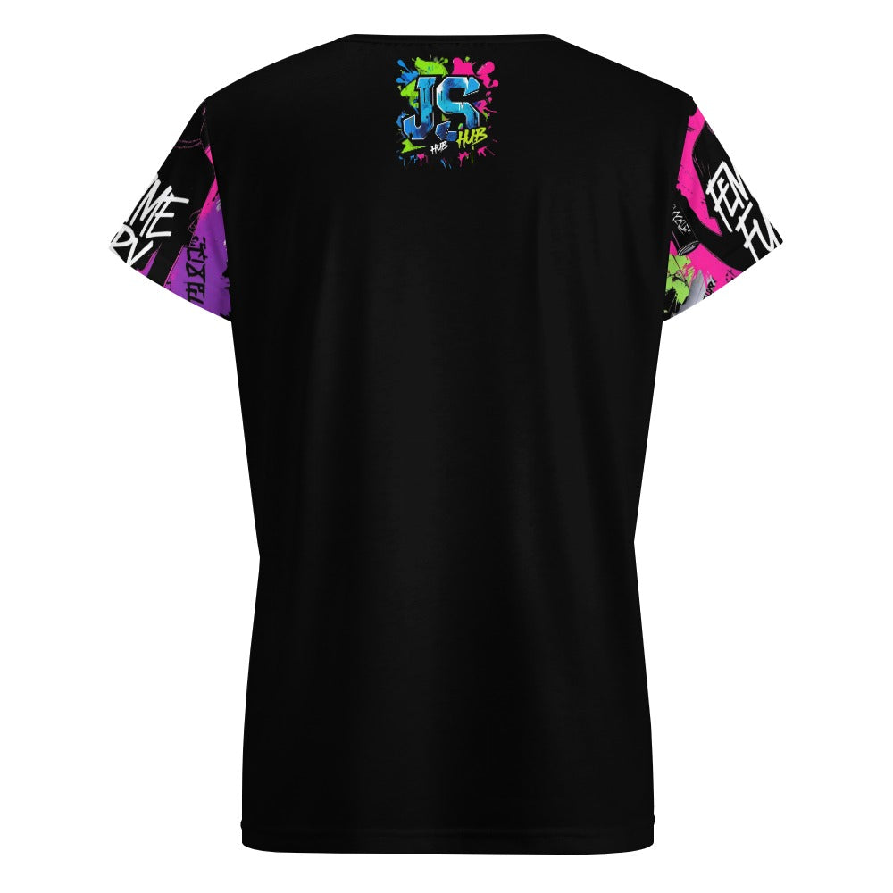 T-shirt donna FEMME FURY - Minimal graffiti lettering