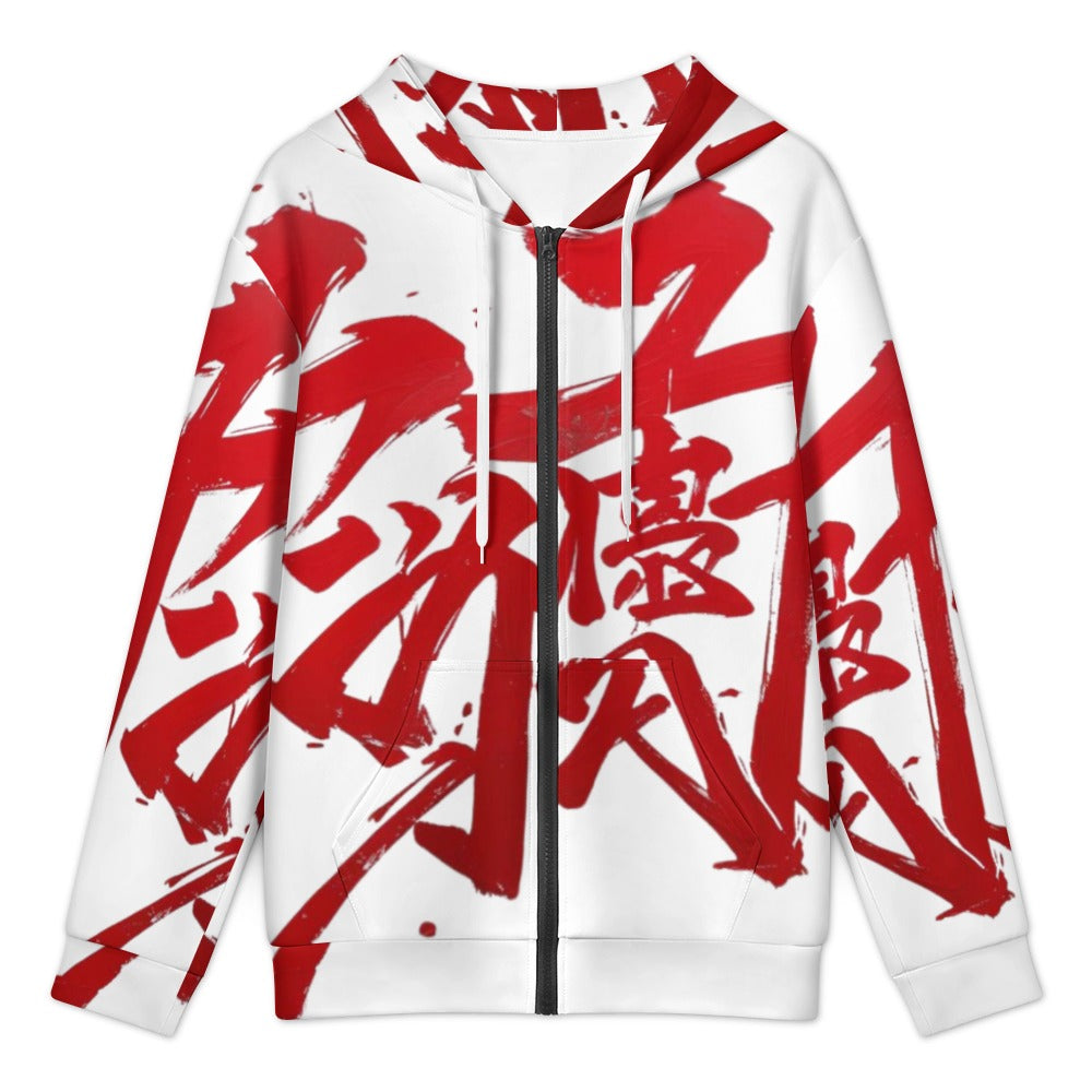 Felpa JSPORTS Momo M05 – Bianco Aurora e Rosso Sfumato