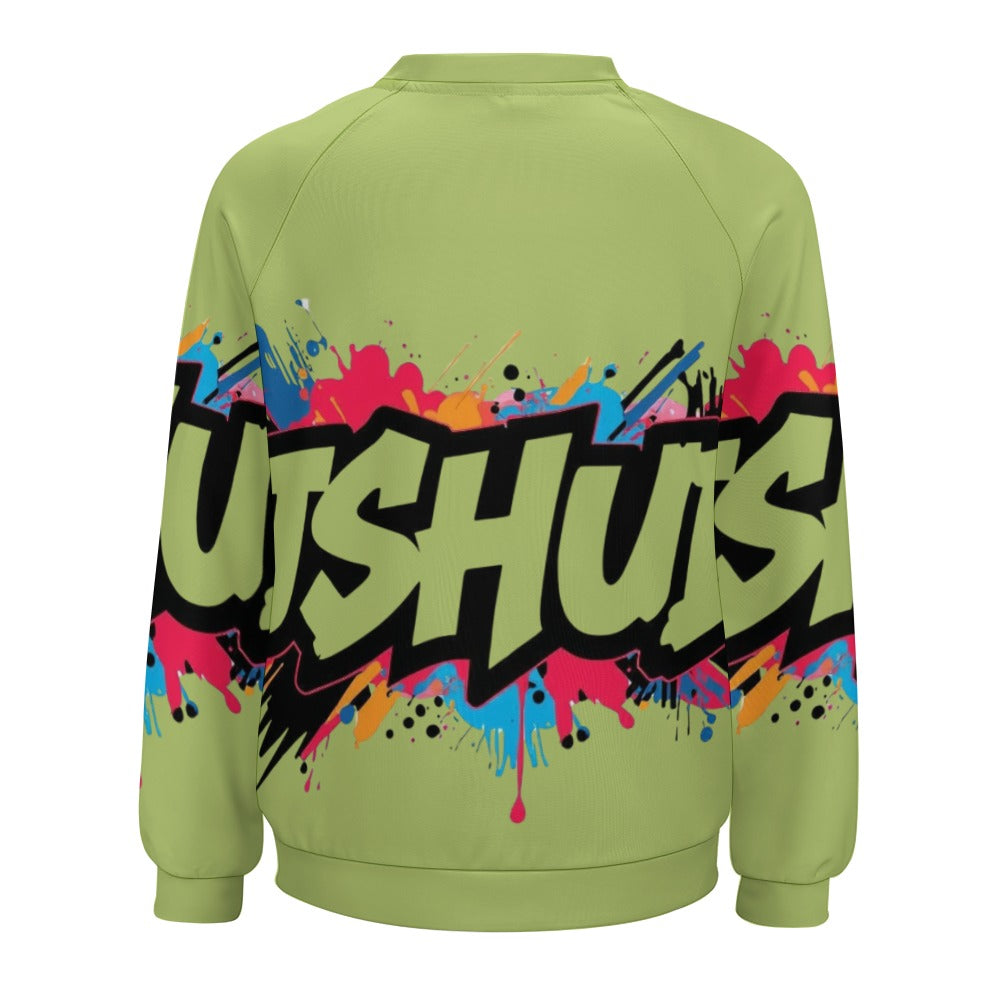Felpa Donna JSHub Multicolor – Stile Streetwear con Graffiti All-Over