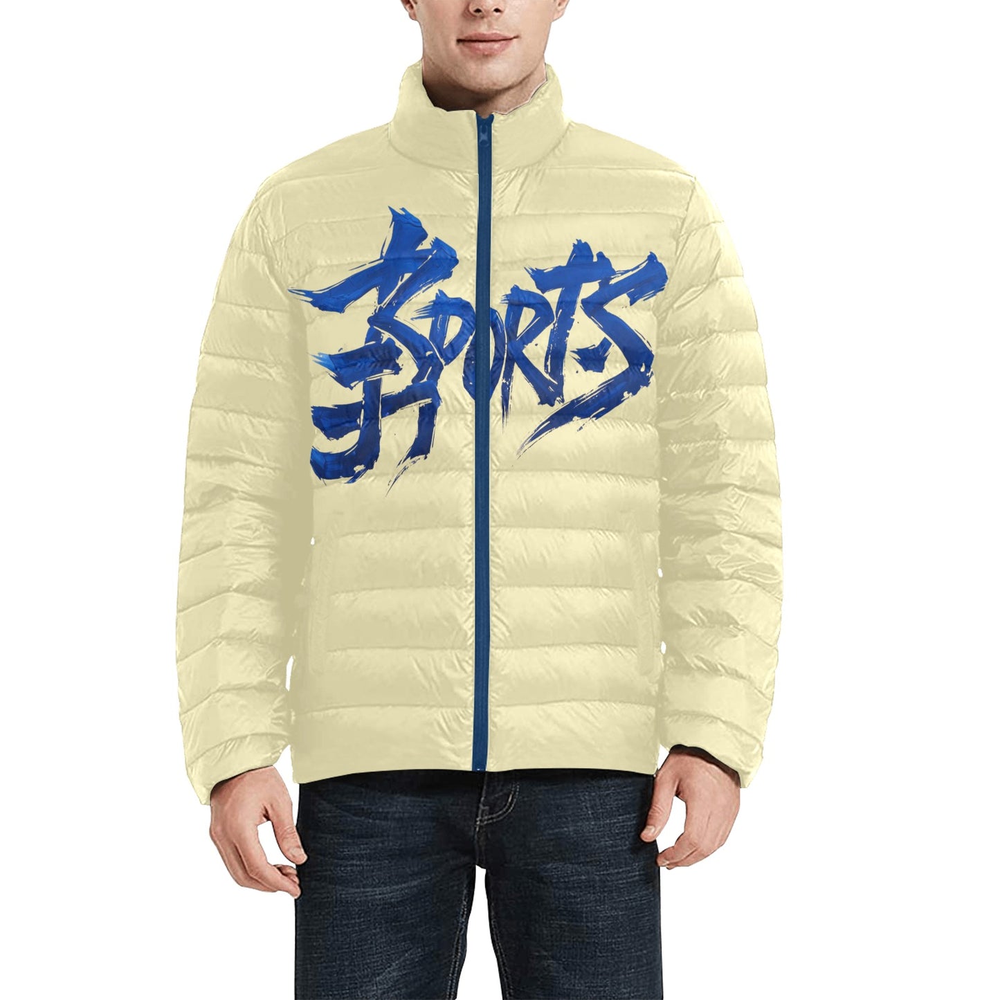 Giacca Bomber Uomo Collezione JSports K22 Apricot Fade JSHUB – Base Beige Chiaro