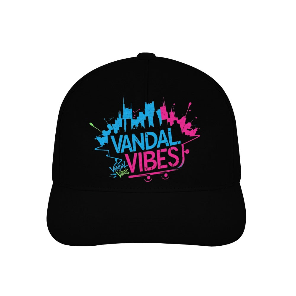 Cappello Vandal Dome  – Visiera curva nero streetwear unisex