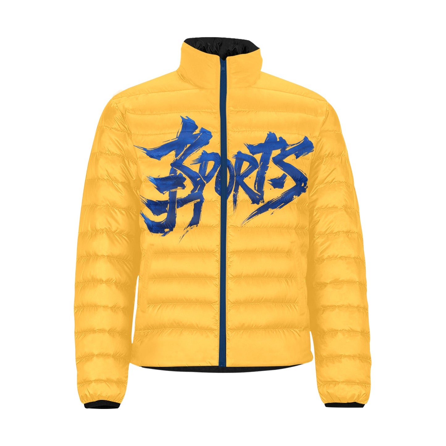 Giacca Bomber Uomo Collezione JSports Mono H18 Color Series JSHUB – Quattro Varianti con Stampa Centrale Blu Marino Sfumato