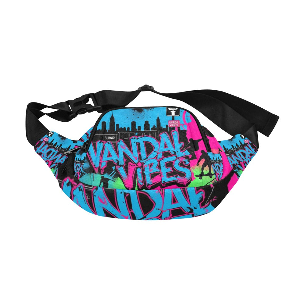 Marsupio Unisex con Tasca Frontale – Collezione Vandal Vibes | JSHub.it