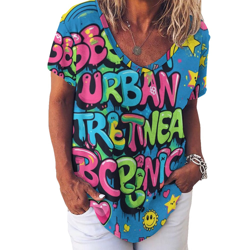 T-shirt Viber Positive – Donna, V-Neck