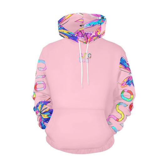 Felpa donna Wings of Noise con cappuccio small tech over – 10 varianti colore