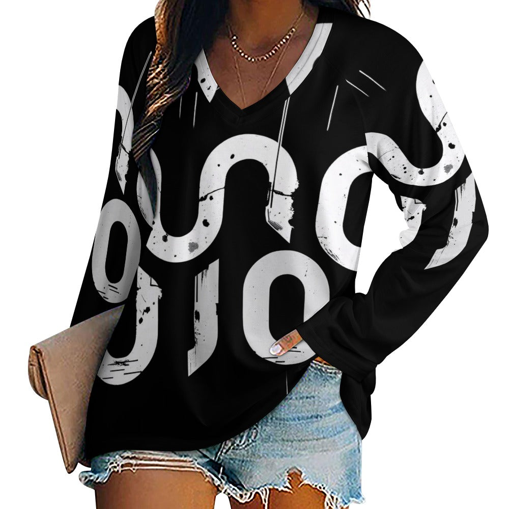 T-shirt donna “Urban V Long Tee” – Concrete Echoes